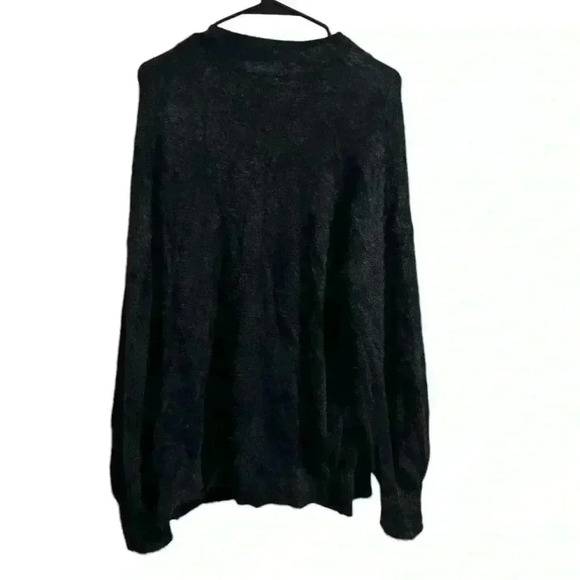 Chico’s Black Eyelash Soft Sweater Size 3 or XL - Picture 1 of 4
